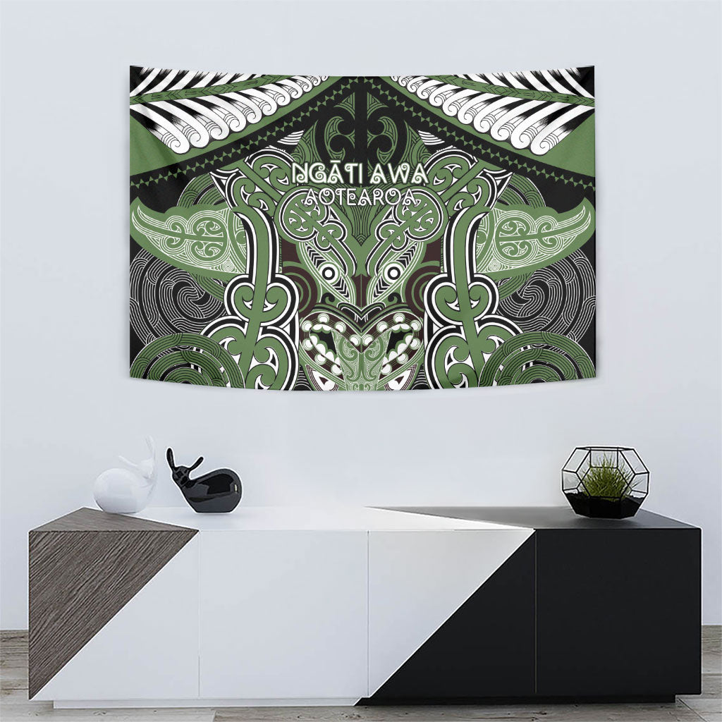 Aotearoa Iwi Ngati Awa Tapestry Maori Kowhaiwhai Pattern