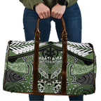 Aotearoa Iwi Ngati Awa Travel Bag Maori Kowhaiwhai Pattern
