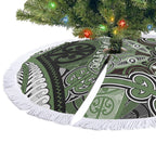 Aotearoa Iwi Ngati Awa Tree Skirt Maori Kowhaiwhai Pattern