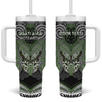 Aotearoa Iwi Ngati Awa Personalised Tumbler With Handle Maori Kowhaiwhai Pattern