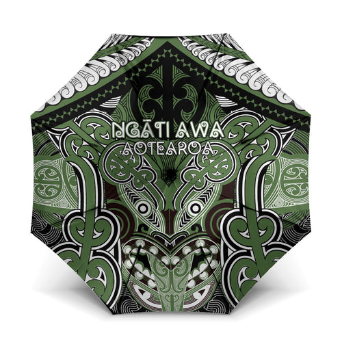 Aotearoa Iwi Ngati Awa Umbrella Maori Kowhaiwhai Pattern