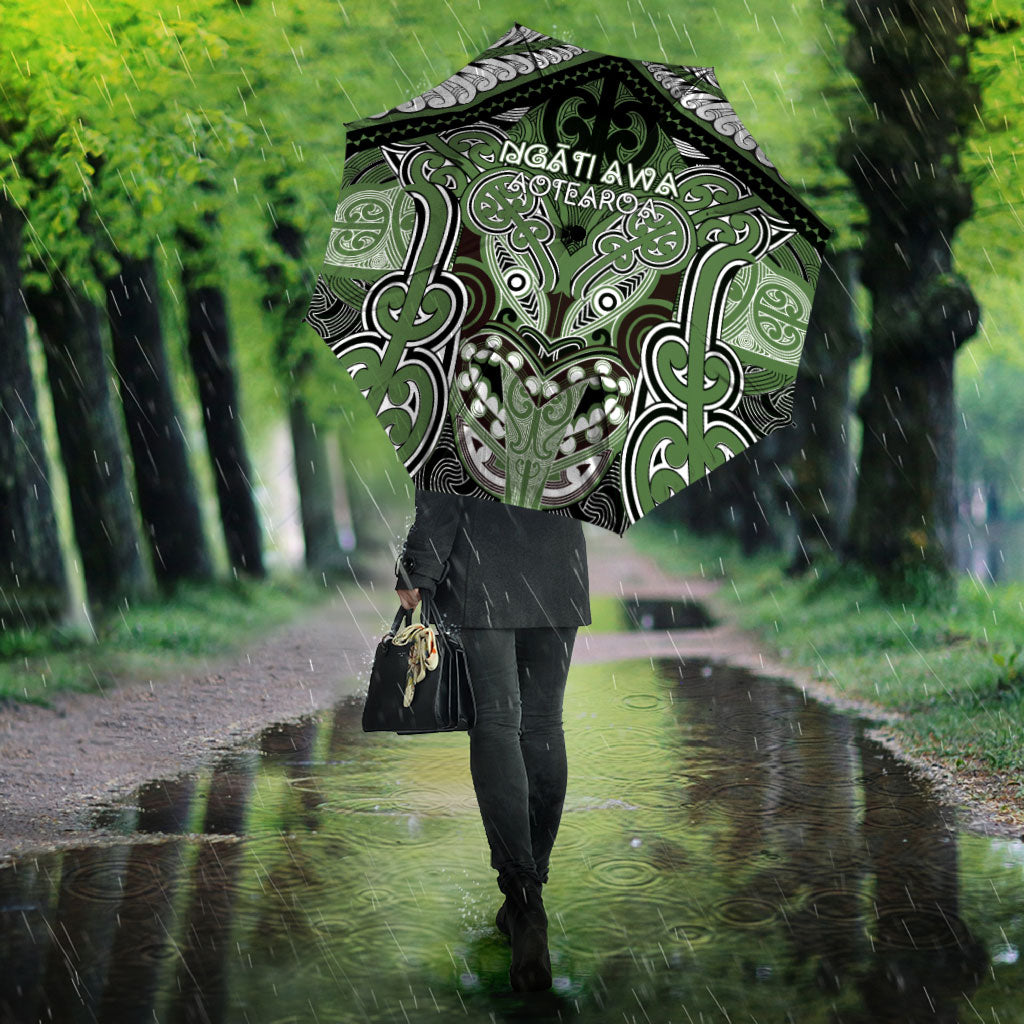 Aotearoa Iwi Ngati Awa Umbrella Maori Kowhaiwhai Pattern