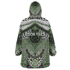 Aotearoa Iwi Ngati Awa Personalised Wearable Blanket Hoodie Maori Kowhaiwhai Pattern