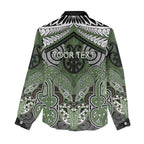 Aotearoa Iwi Ngati Awa Personalised Women Casual Shirt Maori Kowhaiwhai Pattern
