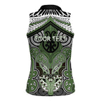 Aotearoa Iwi Ngati Awa Personalised Women Sleeveless Polo Shirt Maori Kowhaiwhai Pattern