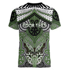 Aotearoa Iwi Ngati Awa Personalised Women V-Neck T-Shirt Maori Kowhaiwhai Pattern