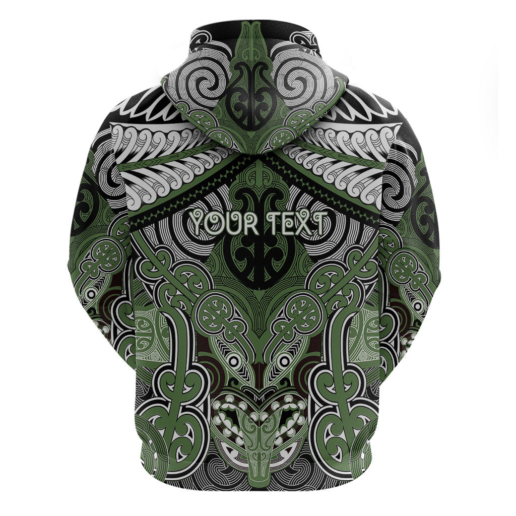Aotearoa Iwi Ngati Awa Personalised Zip Hoodie Maori Kowhaiwhai Pattern