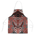 Aotearoa Iwi Rongowhakaata Apron Maori Kowhaiwhai Pattern