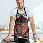 Aotearoa Iwi Rongowhakaata Apron Maori Kowhaiwhai Pattern