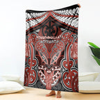 Aotearoa Iwi Rongowhakaata Blanket Maori Kowhaiwhai Pattern