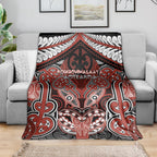 Aotearoa Iwi Rongowhakaata Blanket Maori Kowhaiwhai Pattern