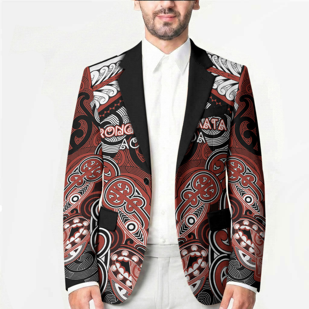 Aotearoa Iwi Rongowhakaata Personalised Blazer Maori Kowhaiwhai Pattern