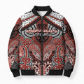 Aotearoa Iwi Rongowhakaata Personalised Bomber Puffer Jacket Maori Kowhaiwhai Pattern