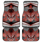 Aotearoa Iwi Rongowhakaata Personalised Car Mats Maori Kowhaiwhai Pattern