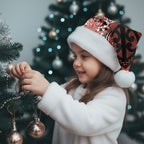 Aotearoa Iwi Rongowhakaata Personalised Christmas Santa Hat Maori Kowhaiwhai Pattern