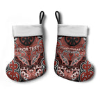 Aotearoa Iwi Rongowhakaata Personalised Christmas Stocking Maori Kowhaiwhai Pattern