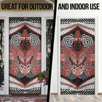 Aotearoa Iwi Rongowhakaata Personalised Door Cover Maori Kowhaiwhai Pattern