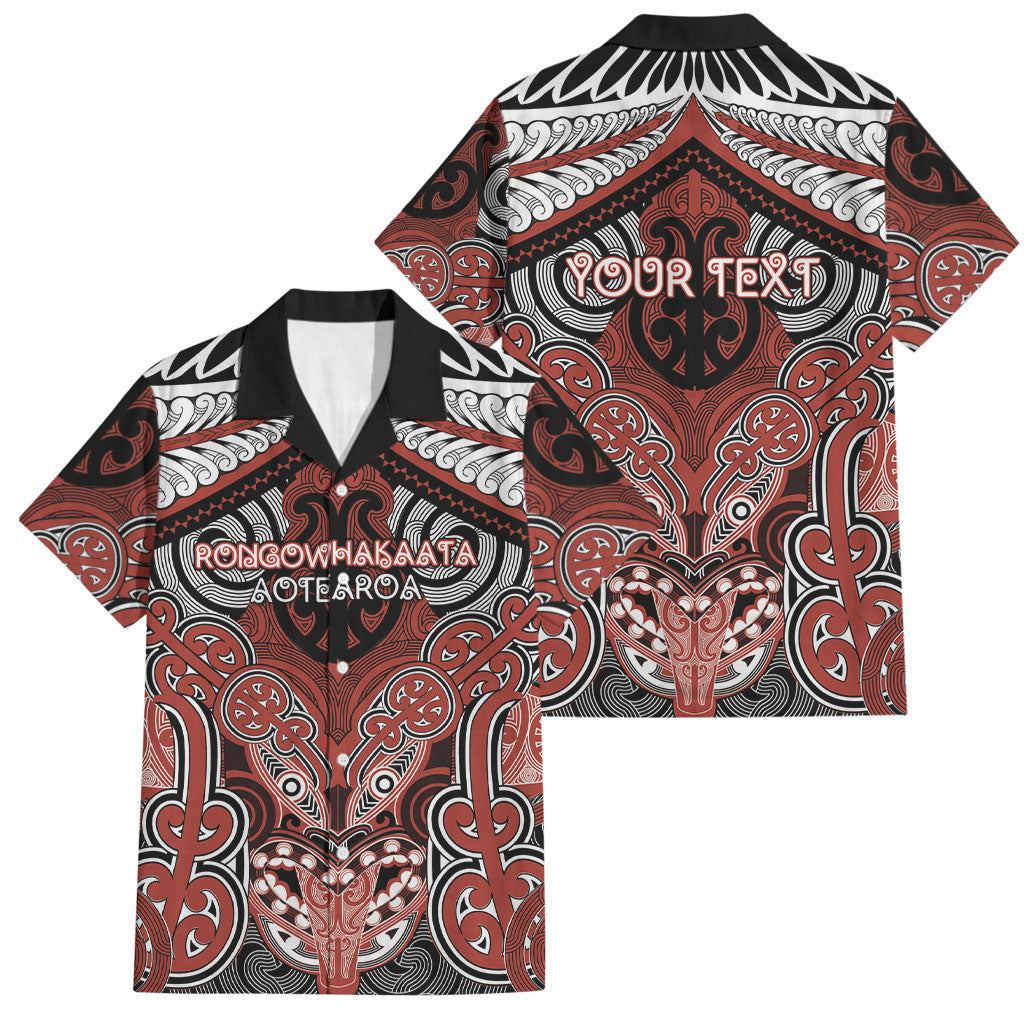 Aotearoa Iwi Rongowhakaata Personalised Family Matching Mermaid Dress and Hawaiian Shirt Maori Kowhaiwhai Pattern