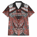 Aotearoa Iwi Rongowhakaata Personalised Hawaiian Shirt Maori Kowhaiwhai Pattern