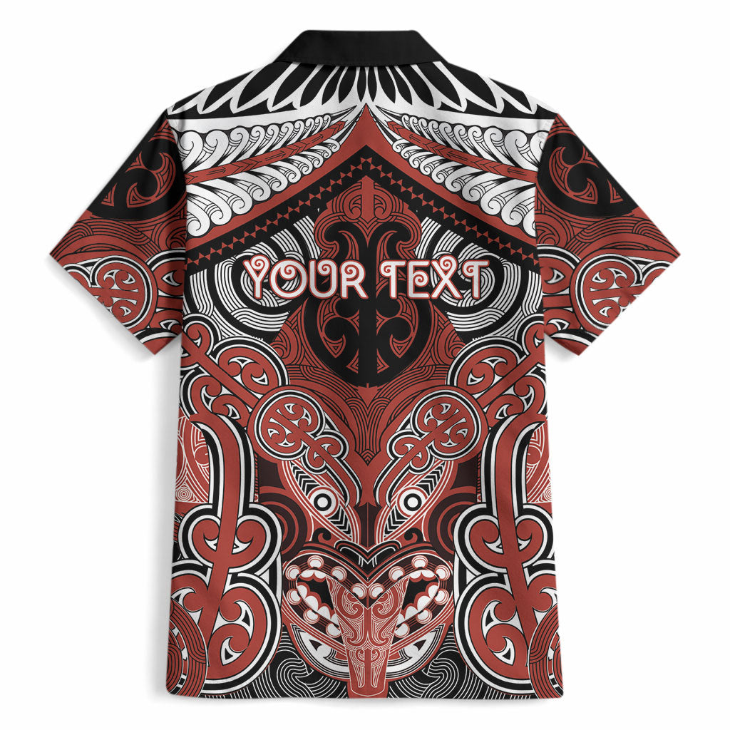 Aotearoa Iwi Rongowhakaata Personalised Hawaiian Shirt Maori Kowhaiwhai Pattern