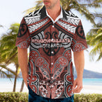 Aotearoa Iwi Rongowhakaata Personalised Hawaiian Shirt Maori Kowhaiwhai Pattern
