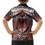 Aotearoa Iwi Rongowhakaata Personalised Hawaiian Shirt Maori Kowhaiwhai Pattern
