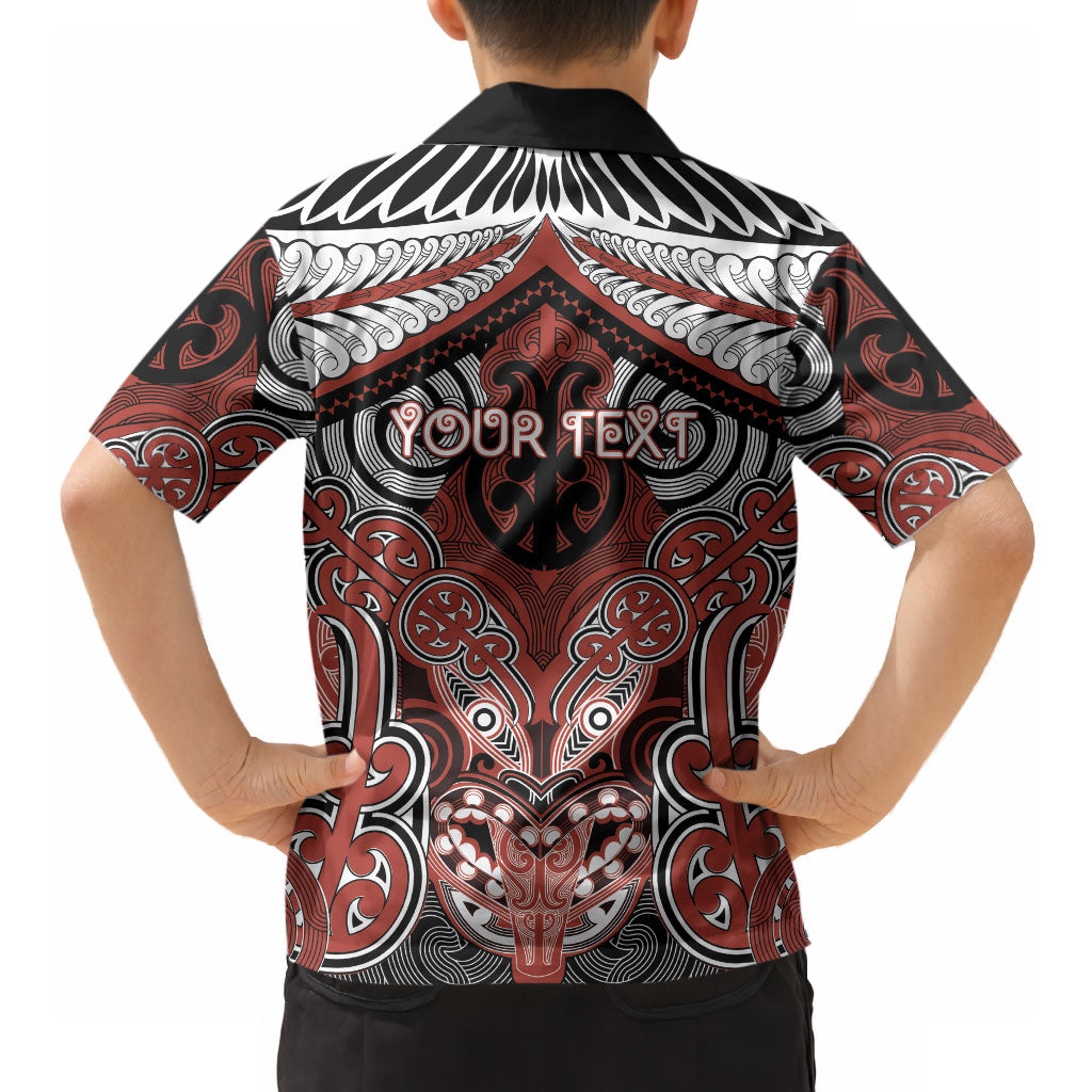 Aotearoa Iwi Rongowhakaata Personalised Hawaiian Shirt Maori Kowhaiwhai Pattern