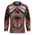 Aotearoa Iwi Rongowhakaata Personalised Hockey Jersey Maori Kowhaiwhai Pattern