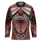 Aotearoa Iwi Rongowhakaata Personalised Hockey Jersey Maori Kowhaiwhai Pattern