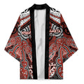 Aotearoa Iwi Rongowhakaata Personalised Kimono Maori Kowhaiwhai Pattern