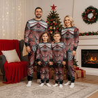 Aotearoa Iwi Rongowhakaata Personalised Christmas Pajama Set Maori Kowhaiwhai Pattern