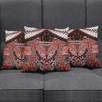Aotearoa Iwi Rongowhakaata Pillow Cover Maori Kowhaiwhai Pattern