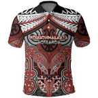 Aotearoa Iwi Rongowhakaata Personalised Polo Shirt Maori Kowhaiwhai Pattern