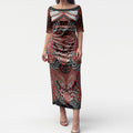 Aotearoa Iwi Rongowhakaata Personalised Puletasi Maori Kowhaiwhai Pattern