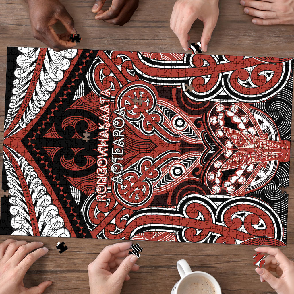 Aotearoa Iwi Rongowhakaata Puzzle Maori Kowhaiwhai Pattern