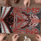 Aotearoa Iwi Rongowhakaata Puzzle Maori Kowhaiwhai Pattern
