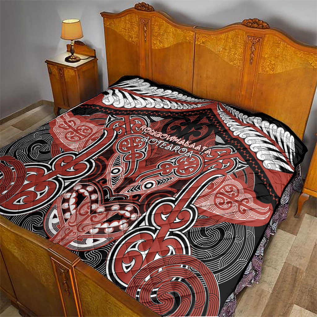 Aotearoa Iwi Rongowhakaata Quilt Maori Kowhaiwhai Pattern