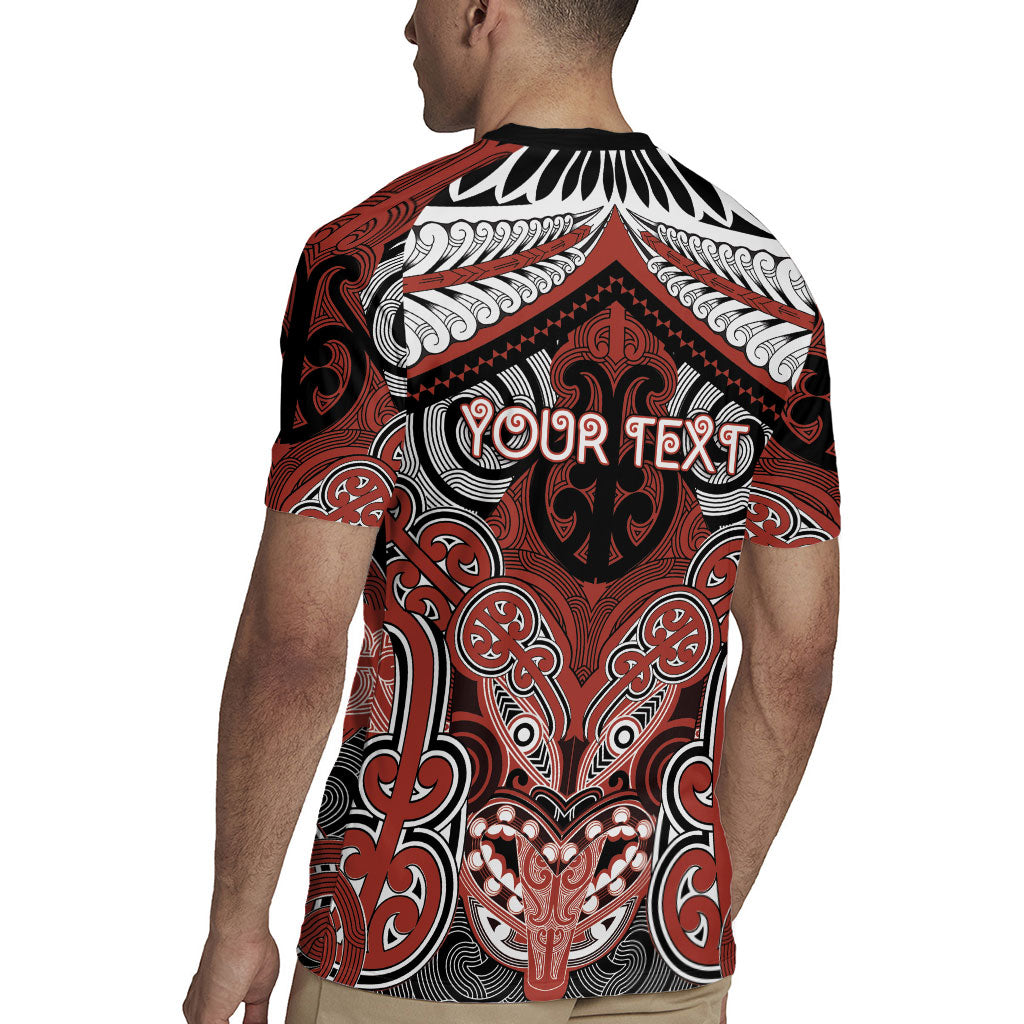 Aotearoa Iwi Rongowhakaata Personalised Rugby Jersey Maori Kowhaiwhai Pattern
