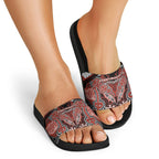 Aotearoa Iwi Rongowhakaata Slide Sandals Maori Kowhaiwhai Pattern