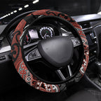 Aotearoa Iwi Rongowhakaata Steering Wheel Cover Maori Kowhaiwhai Pattern