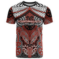 Aotearoa Iwi Rongowhakaata Personalised T Shirt Maori Kowhaiwhai Pattern
