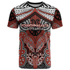 Aotearoa Iwi Rongowhakaata Personalised T Shirt Maori Kowhaiwhai Pattern