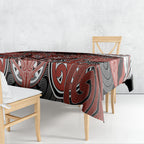 Aotearoa Iwi Rongowhakaata Tablecloth Maori Kowhaiwhai Pattern