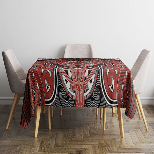 Aotearoa Iwi Rongowhakaata Tablecloth Maori Kowhaiwhai Pattern