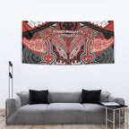 Aotearoa Iwi Rongowhakaata Tapestry Maori Kowhaiwhai Pattern