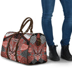 Aotearoa Iwi Rongowhakaata Travel Bag Maori Kowhaiwhai Pattern