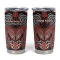 Aotearoa Iwi Rongowhakaata Personalised Tumbler Cup Maori Kowhaiwhai Pattern