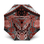 Aotearoa Iwi Rongowhakaata Umbrella Maori Kowhaiwhai Pattern