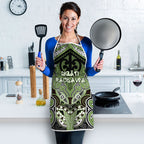 Aotearoa Iwi Ngati Raukawa Apron Maori Kowhaiwhai Pattern