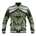 Aotearoa Iwi Ngati Raukawa Personalised Baseball Jacket Maori Kowhaiwhai Pattern
